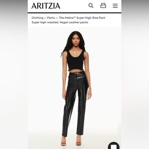 Melina super hi rise pant - black - size 0